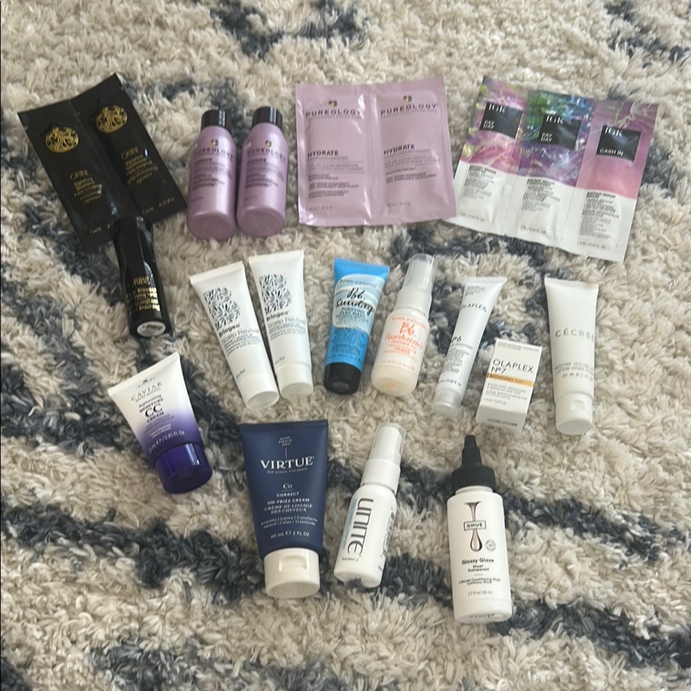 Assorted Hair Products travel size